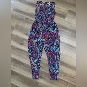 Ambiance Multicolor Paisley Jumpsuit